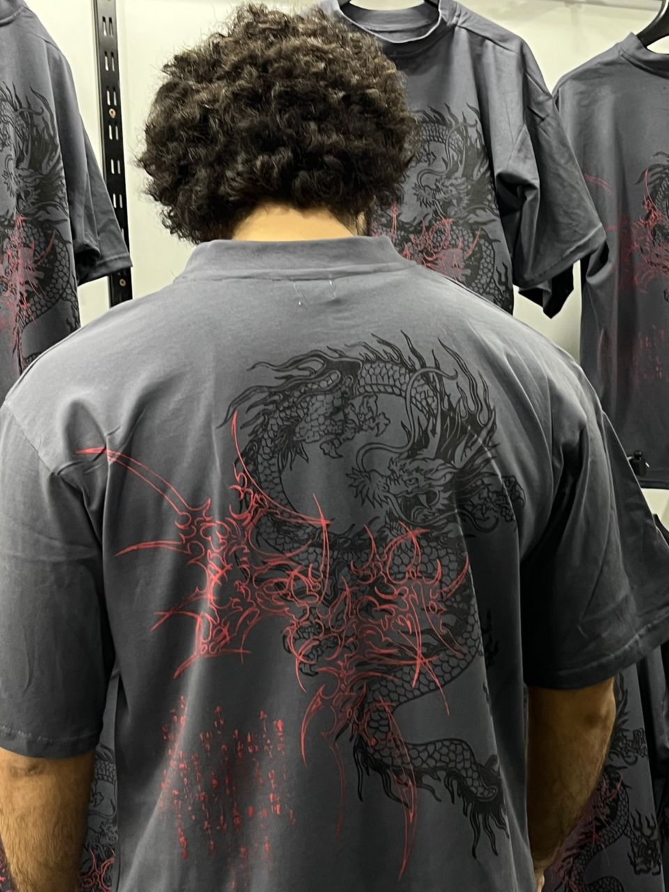Crimson-Ryu Boxy Fit T-SHIRT